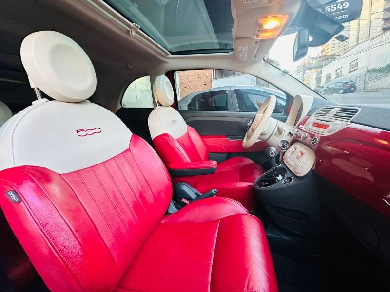 FIAT - 500 - 2012/2012 - Vermelha - R$ 49.900,00